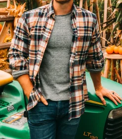 Online Kiel James Patrick Acorn Harvest Flannel Shirt - Men'S