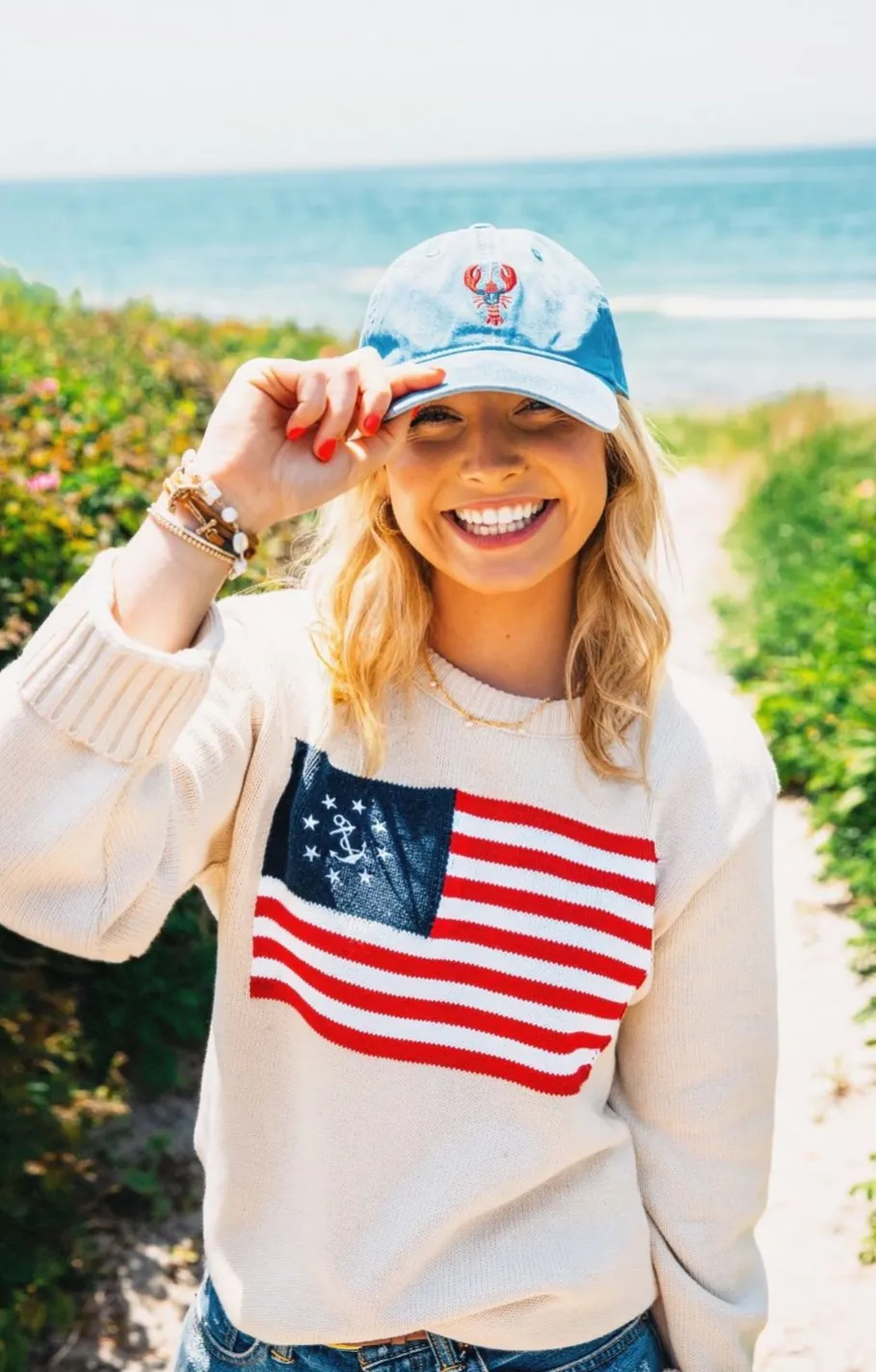 Sale Kiel James Patrick American Yacht Sweater- Cream