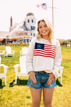 Discount Kiel James Patrick American Yacht Sweater- Cream