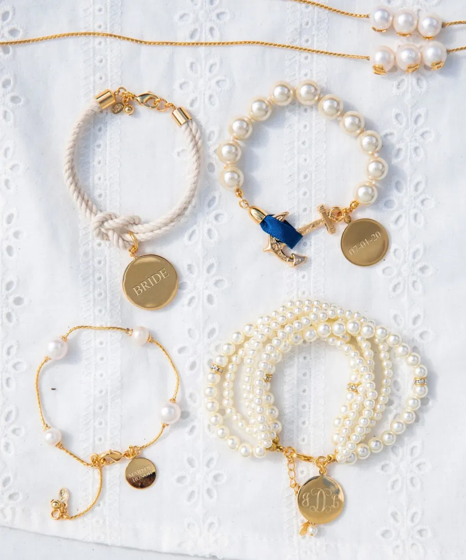 Outlet Kiel James Patrick Anchor Atlantic Monogram Wedding Bracelet