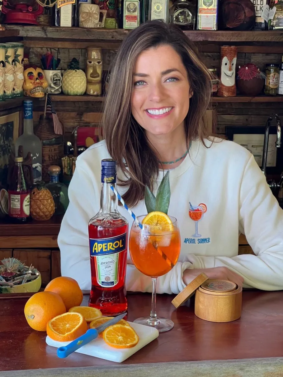 Outlet Kiel James Patrick Aperol Summer Sweatshirt