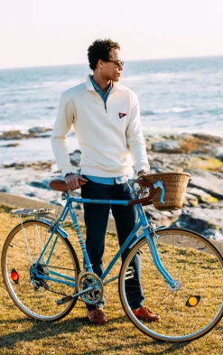 Online Kiel James Patrick Bermuda Sails Quarterzip (Men'S)