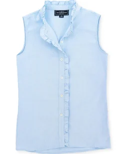 Hot Kiel James Patrick Blue Bay Ruffle Shirt