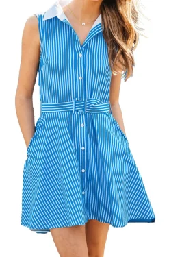 Clearance Kiel James Patrick Cerulean Sea Summering Dress