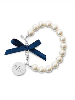 Kiel James Patrick Classy Girls Wear Pearls Monogram Bracelet