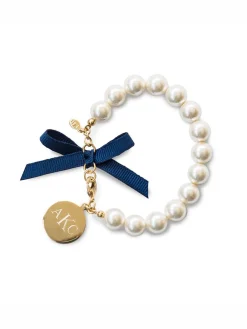 Kiel James Patrick Classy Girls Wear Pearls Monogram Bracelet