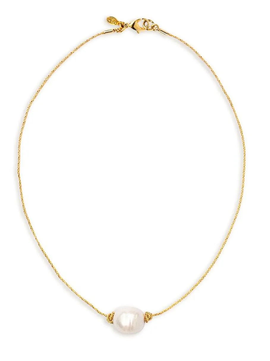Best Kiel James Patrick Golden Tide Pearl Knot Necklace