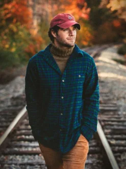 Online Kiel James Patrick Grandad'S Plaid Flannel Shirt - Men'S