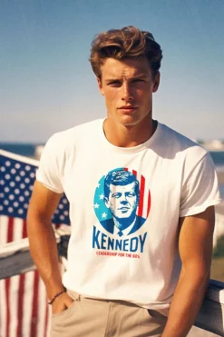 Online Kiel James Patrick Kennedy Leadership For The 60'S T-Shirt