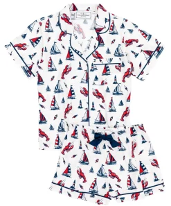 Online Kiel James Patrick Lobster Buoy Drawstring Shorts Pajama Set