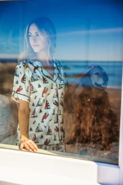 Online Kiel James Patrick Lobster Buoy Drawstring Shorts Pajama Set