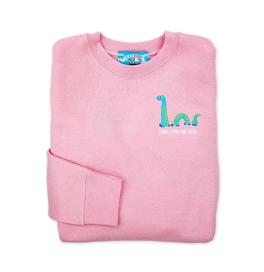 Online Kiel James Patrick Long Time No Sea Embroidered Kids Sweatshirt