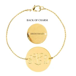 Clearance Kiel James Patrick Monogram Chain Wedding Bracelet