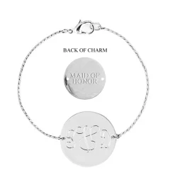 Clearance Kiel James Patrick Monogram Chain Wedding Bracelet