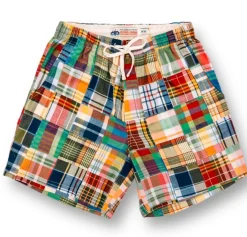 Outlet Kiel James Patrick Montauk Drawstring Madras Shorts