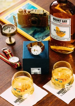 Outlet Kiel James Patrick Mount Gay Rum Red Cap Adventurer Timepiece