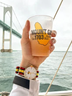 Outlet Kiel James Patrick Mount Gay Rum Red Cap Adventurer Timepiece