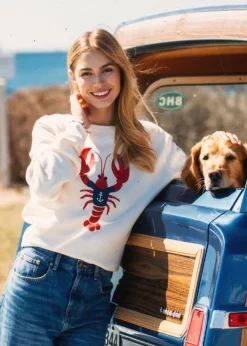 Online Kiel James Patrick Nautical Lobster Sweatshirt