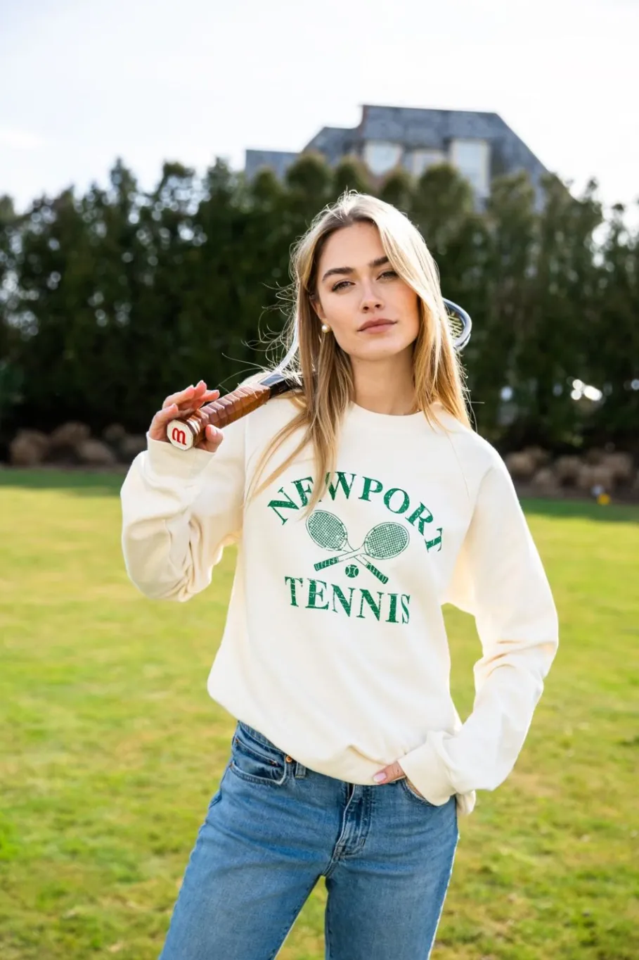 Discount Kiel James Patrick Newport Tennis Sweatshirt
