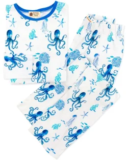 Discount Kiel James Patrick Octopus Garden Long Sleeve Pajama Set