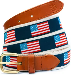 Outlet Kiel James Patrick Old Glory Ribbon Belt