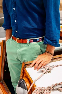 Outlet Kiel James Patrick Old Glory Ribbon Belt