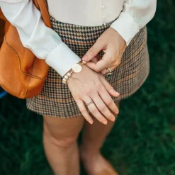 Kiel James Patrick Pearl Monogram Bracelet