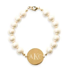 Outlet Kiel James Patrick Pearl Monogram Bracelet--Class Of 2024