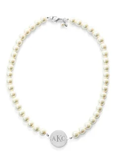 Sale Kiel James Patrick Pearl Monogram Necklace