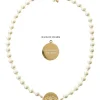 Online Kiel James Patrick Pearl Monogram Wedding Necklace