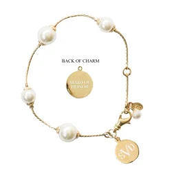 Kiel James Patrick Pearlfection Monogram Wedding Bracelet