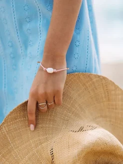 New Kiel James Patrick Pink Sands Pearl Knot