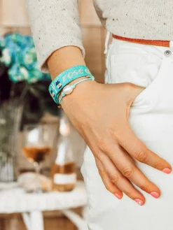 New Kiel James Patrick Sea Foam Pearl Knot