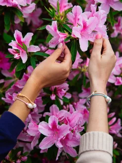 New Kiel James Patrick Sea Foam Pearl Knot