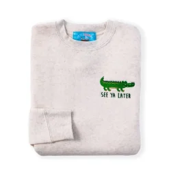 Sale Kiel James Patrick See You Later Alligator Kids Sweatshirt