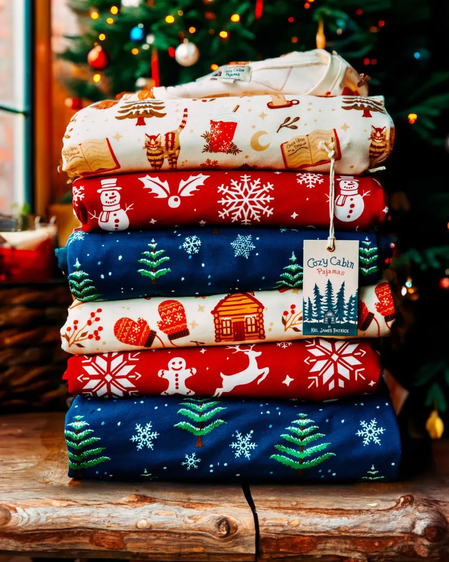 Online Kiel James Patrick Snowy Night Kid'S Pajamas