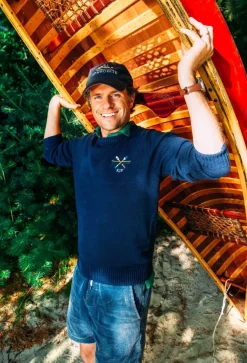 Hot Kiel James Patrick Squam Lake Canoe Monogram Sweater (Men'S)