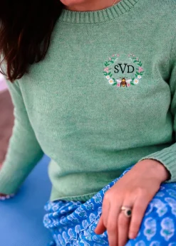 New Kiel James Patrick The Garden Bee Sweater