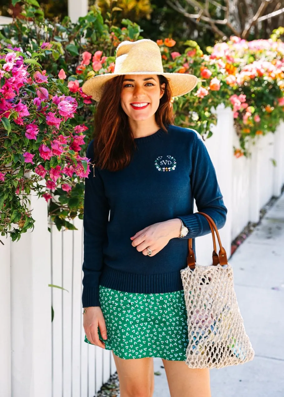 New Kiel James Patrick The Garden Bee Sweater