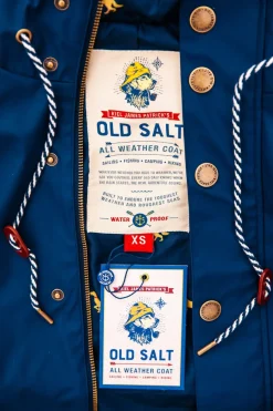 Clearance Kiel James Patrick The Old Salt Navy Raincoat- Men'S
