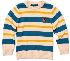 Sale Kiel James Patrick Wilderness Beaver Striped Kids Sweater