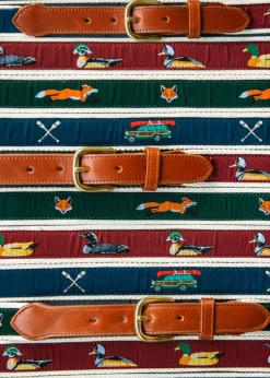 New Kiel James Patrick Woody Ribbon Belt