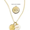 New Kiel James Patrick World'S Your Oyster Gold Necklace --Class Of 2024